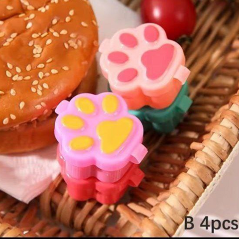 صورة طقم علب 4 قطع للكاتشب والمايوينز بجودة عالية